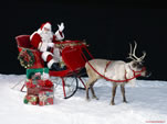 Sfondi Babbo Natale renne